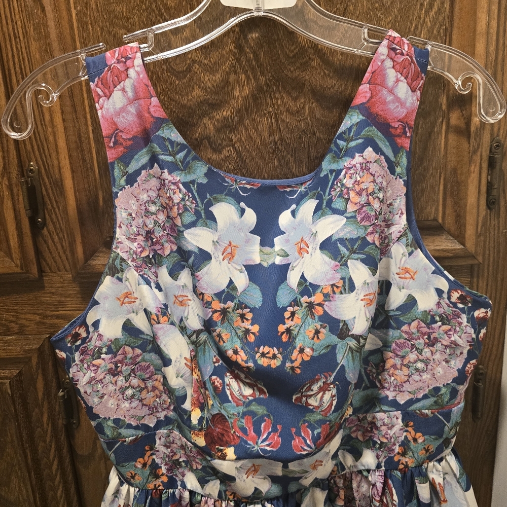 Absolutely stunning Vintage style dress by Champagne and Strawberry...size L
